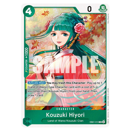 One Piece - Memorial Collection - Kouzuki Hiyori (Rare) - EB01-013