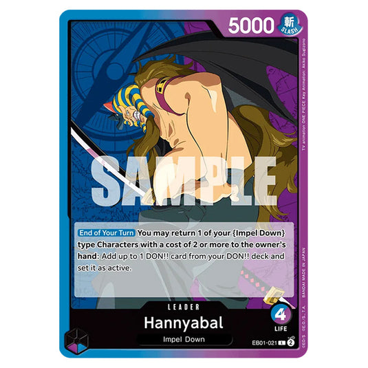 One Piece - Memorial Collection - Hannyabal (Leader) - EB01-021