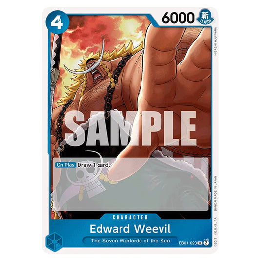 One Piece - Memorial Collection - Edward Weevil (Rare) - EB01-023