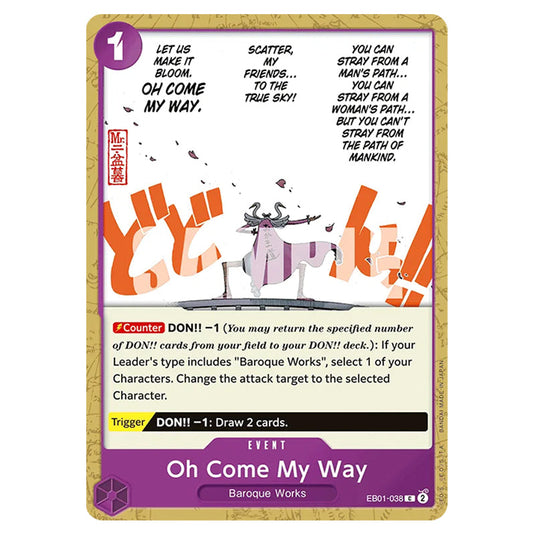 One Piece - Memorial Collection - Oh Come My Way (Common) - EB01-038