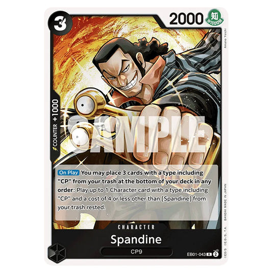 One Piece - Memorial Collection - Spandine (Rare) - EB01-043