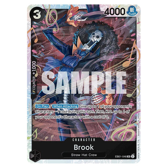 One Piece - Memorial Collection - Brook (Super Rare) - EB01-046