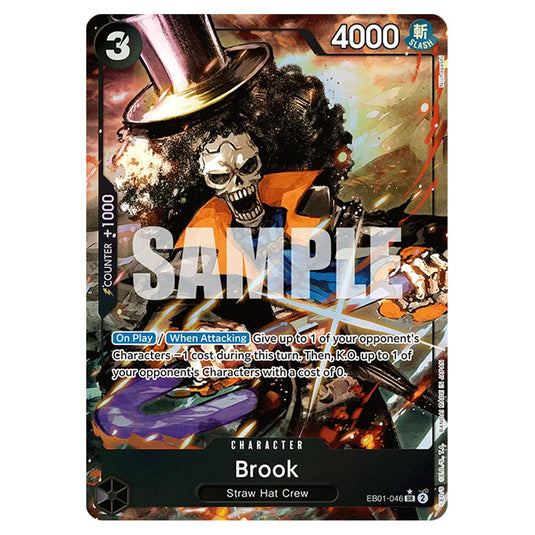 One Piece - Memorial Collection - Brook (Alternate Art) - EB01-046