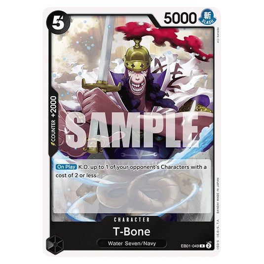 One Piece - Memorial Collection - T-Bone (Rare) - EB01-049