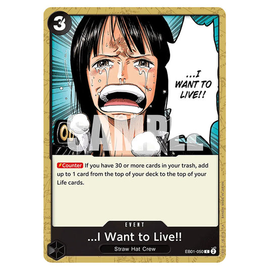 One Piece - Memorial Collection - ...I Want to Live!! (Common) - EB01-050