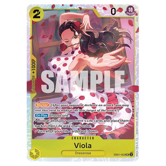 One Piece - Memorial Collection - Viola (Super Rare) - EB01-052