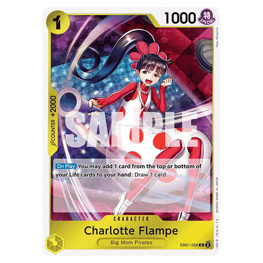 One Piece - Memorial Collection - Charlotte Flampe (Rare) - EB01-056