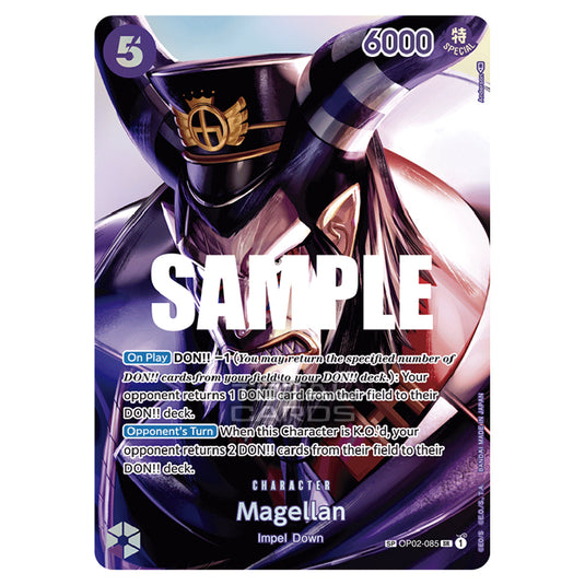 One Piece - Kingdoms of Intrigue - Magellan (Special Card) - OP02-085a