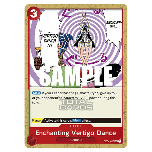 One Piece - Kingdoms of Intrigue - Enchanting Vertigo Dance (Uncommon) - OP04-018