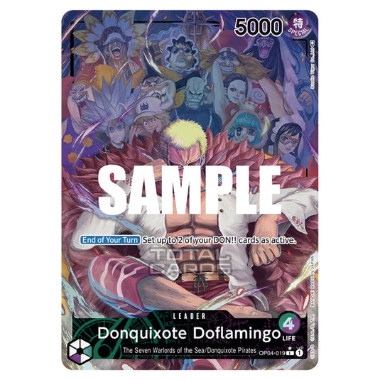 One Piece - Kingdoms of Intrigue - Donquixote Doflamingo (Leader) - OP04-019a