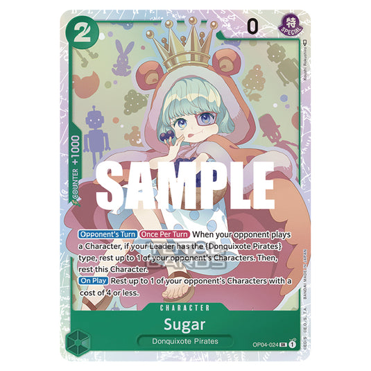 One Piece - Kingdoms of Intrigue - Sugar (Super Rare) - OP04-024