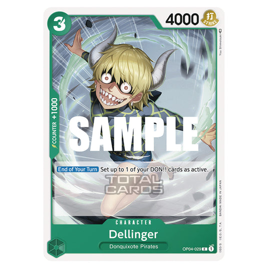 One Piece - Kingdoms of Intrigue - Dellinger (Common) - OP04-029