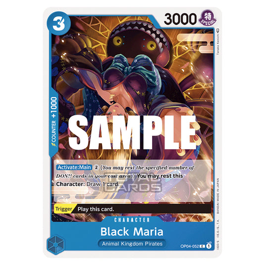 One Piece - Kingdoms of Intrigue - Black Maria (Common) - OP04-052