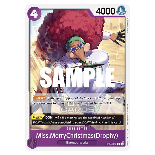 One Piece - Kingdoms of Intrigue - Miss.MerryChristmas(Drophy) (Common) - OP04-067