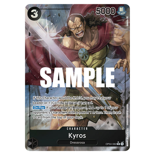 One Piece - Kingdoms of Intrigue - Kyros (Rare) - OP04-082a