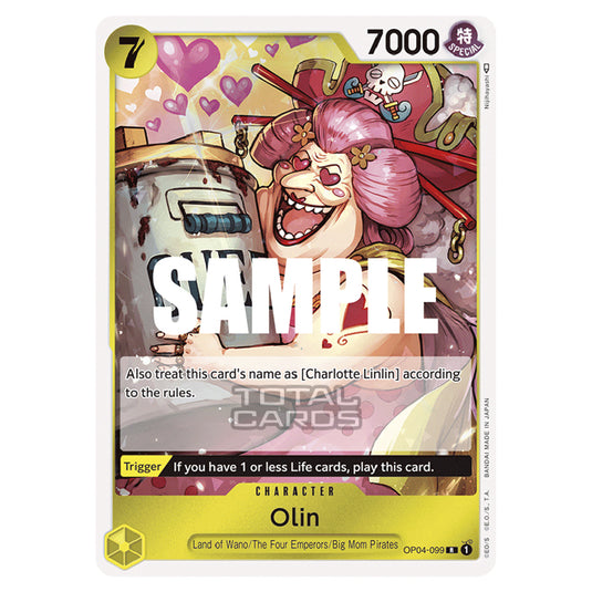 one piece kingdoms of intrigue rare cards One Piece - Kingdoms of Intrigue - Olin (Rare)