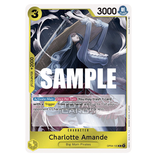 One Piece - Kingdoms of Intrigue - Charlotte Amande (Rare) - OP04-105