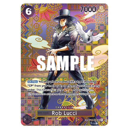 One Piece - Awakening of the New Era - Rob Lucci (Special Card) - OP03-092b