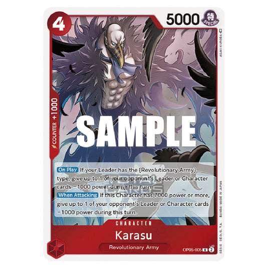 op05 rare cards One Piece - Awakening of the New Era - Karasu (Rare)