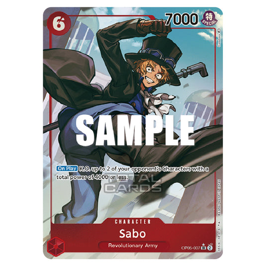 One Piece - Awakening of the New Era - Sabo (Super Rare) - OP05-007b