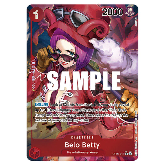 belo betty one piece card game One Piece - Awakening of the New Era - Belo Betty (Rare)