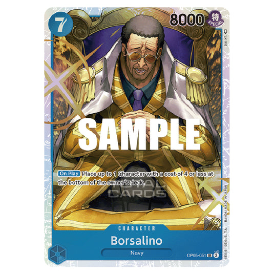 One Piece - Wings of the Captain - Borsalino (Special Card) - OP05-051a