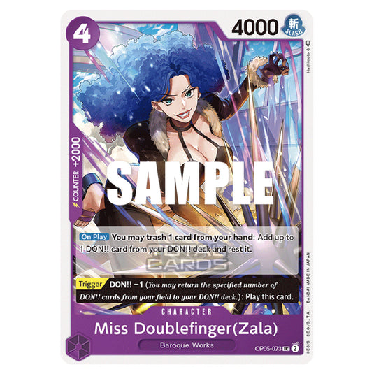 One Piece - Awakening of the New Era - Miss Doublefinger(Zala) (Uncommon) - OP05-073