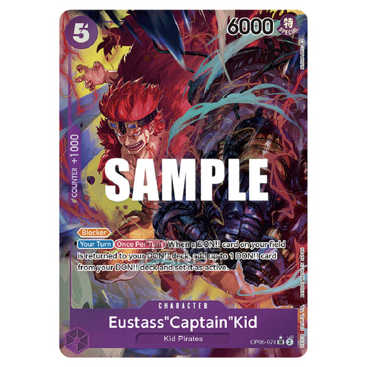 One Piece - Awakening of the New Era - Eustass"Captain"Kid (Super Rare) - OP05-074b