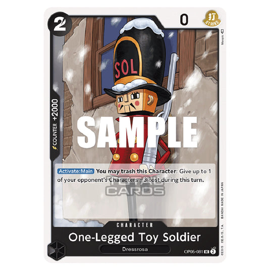 One Piece - Awakening of the New Era - One-Legged Toy Soldier (Uncommon) - OP05-081