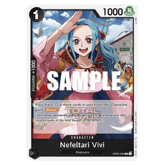 One Piece - Awakening of the New Era - Nefeltari Vivi (Rare) - OP05-086