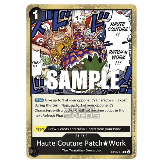 One Piece - Awakening of the New Era - Haute Couture Patchâ˜…Work (Rare) - OP05-094