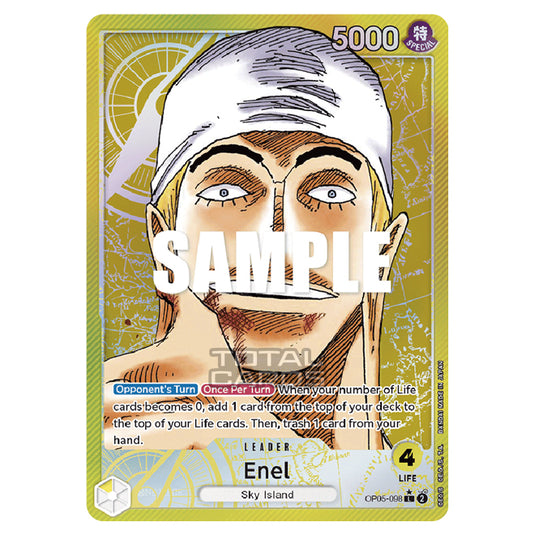 One Piece - Awakening of the New Era - Enel (Leader) - OP05-098b