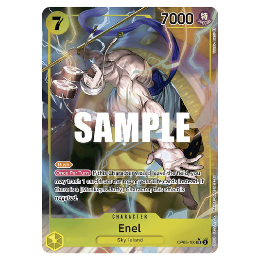 One Piece - Awakening of the New Era - Enel (Super Rare) - OP05-100b