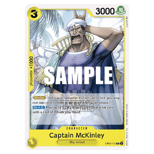 One Piece - Awakening of the New Era - Captain McKinley (Common) - OP05-112