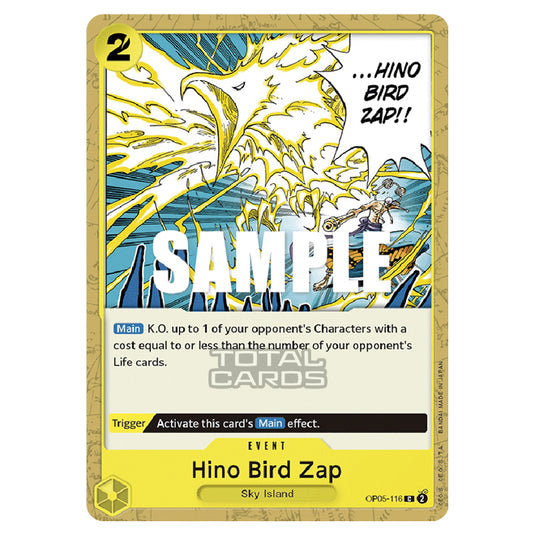 One Piece - Awakening of the New Era - Hino Bird Zap (Common) - OP05-116
