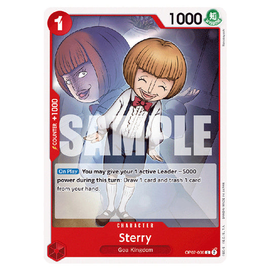 Sterry OP07-006 card from the One Piece set 500 Years in the Future