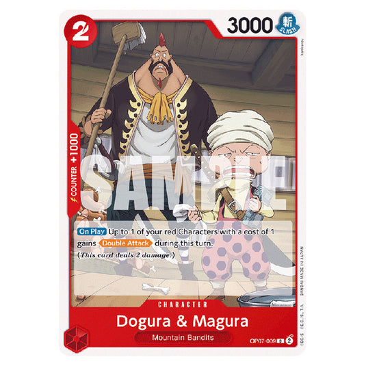 Dogura & Magura OP07-009 card from the One Piece set 500 Years in the Future