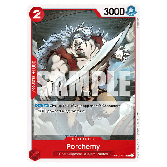 Porchemy OP07-012 card from the One Piece set 500 Years in the Future