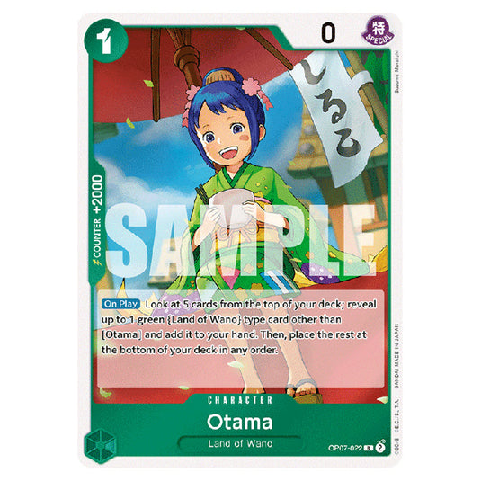 Otama OP07-022 card from the One Piece set 500 Years in the Future