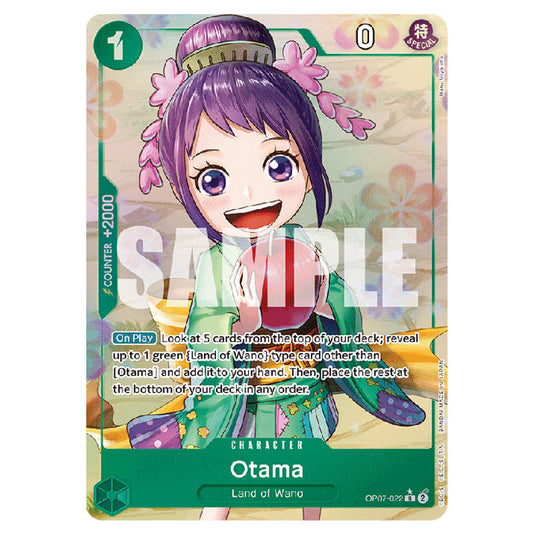 Otama OP07-022a card from the One Piece set 500 Years in the Future