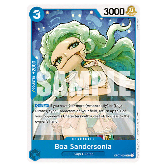 Boa Sandersonia OP07-050 card from the One Piece set 500 Years in the Future