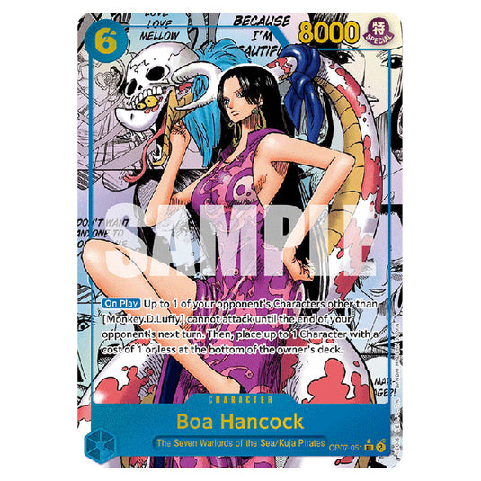 Boa Hancock OP07-051b card from the One Piece set 500 Years in the Future