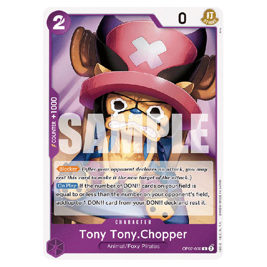 Tony Tony.Chopper OP07-066 card from the One Piece set 500 Years in the Future