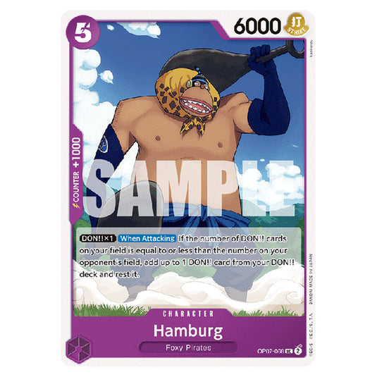 Hamburg OP07-068 card from the One Piece set 500 Years in the Future