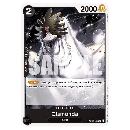 Gismonda OP07-084 card from the One Piece set 500 Years in the Future