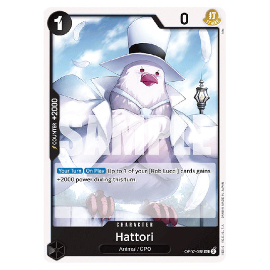 Hattori OP07-088 card from the One Piece set 500 Years in the Future