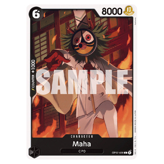 Maha OP07-089 card from the One Piece set 500 Years in the Future