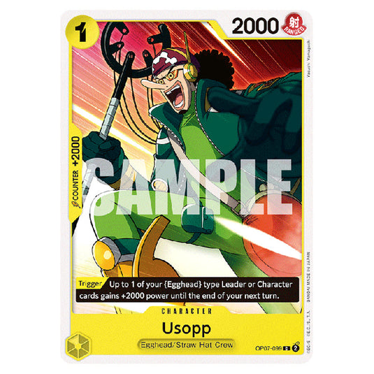 Usopp OP07-099 card from the One Piece set 500 Years in the Future