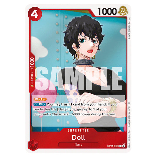 Doll OP11-008 card from the One Piece set A Fist of Divine Speed