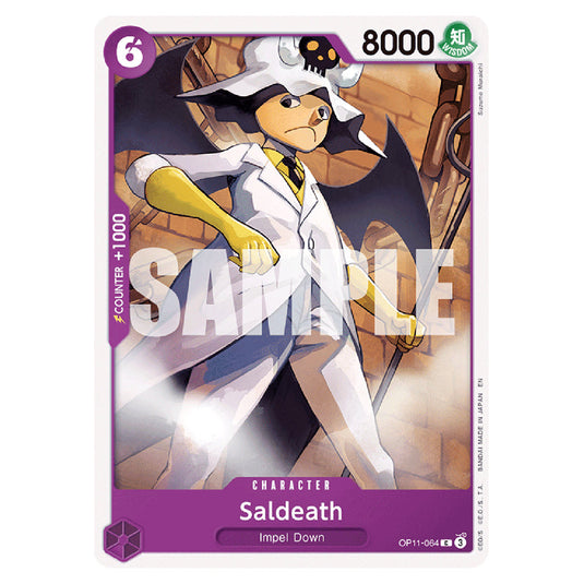 Saldeath OP11-064 card from the One Piece set A Fist of Divine Speed